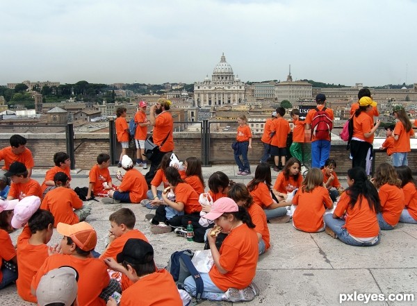 School trip to Roma