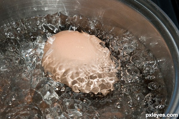 boiling an egg