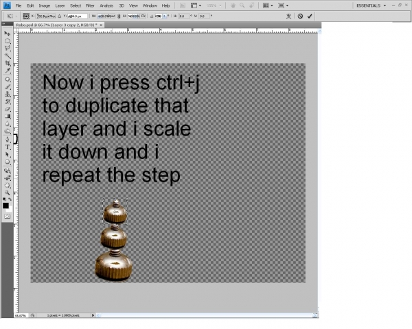 Creation of Sad robo: Step 2