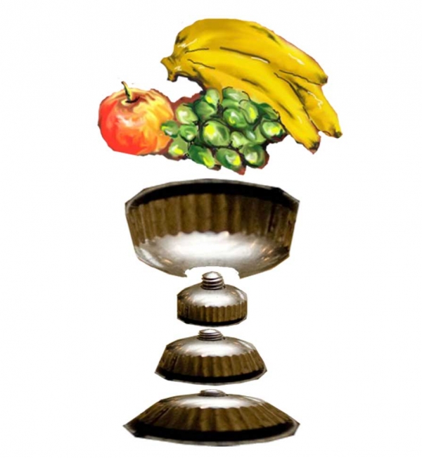 Creation of Fruit Bowl: Step 1