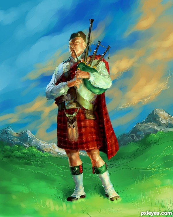 Creation of Bagpiper: Final Result