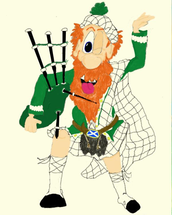 Creation of There can be only one ....highland fling !: Step 11