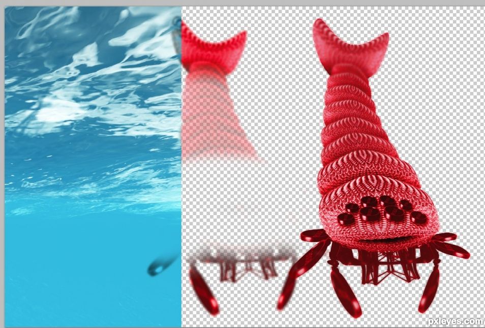 Creation of Microphone Monster Under the Sea: Step 4