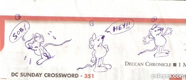 Creation of Scribbles of a mouse....: Final Result