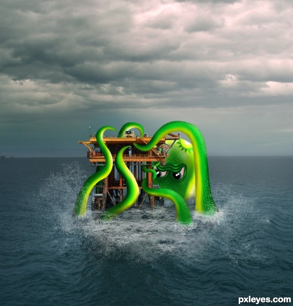 Creation of REAL Sea Monster: Final Result