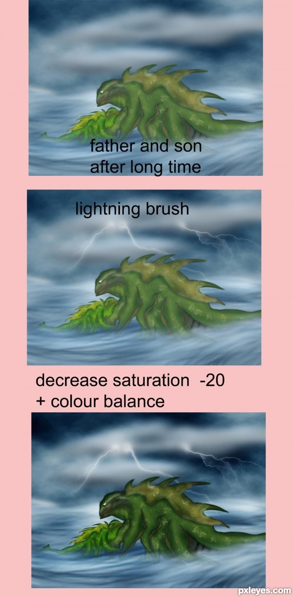 Creation of after a long time...: Step 5