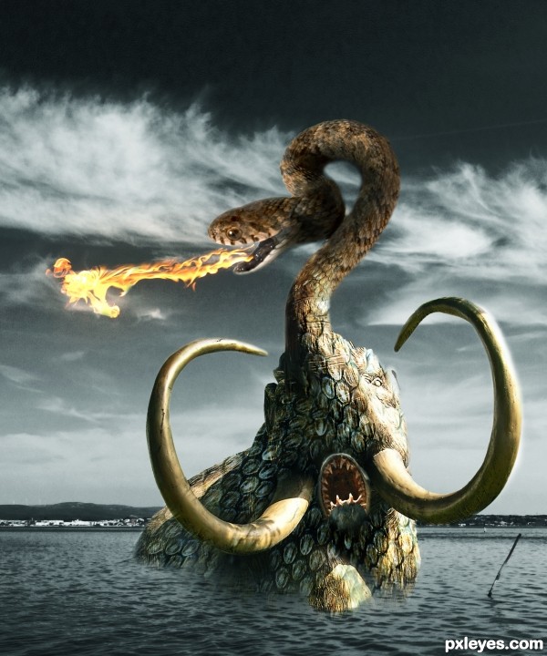 Creation of King of the Sea: Step 7