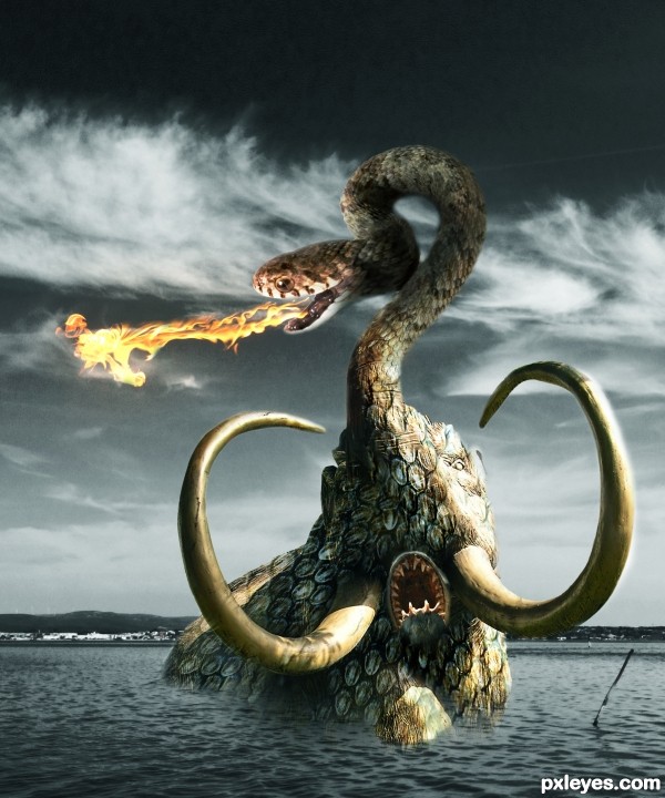 Creation of King of the Sea: Step 8
