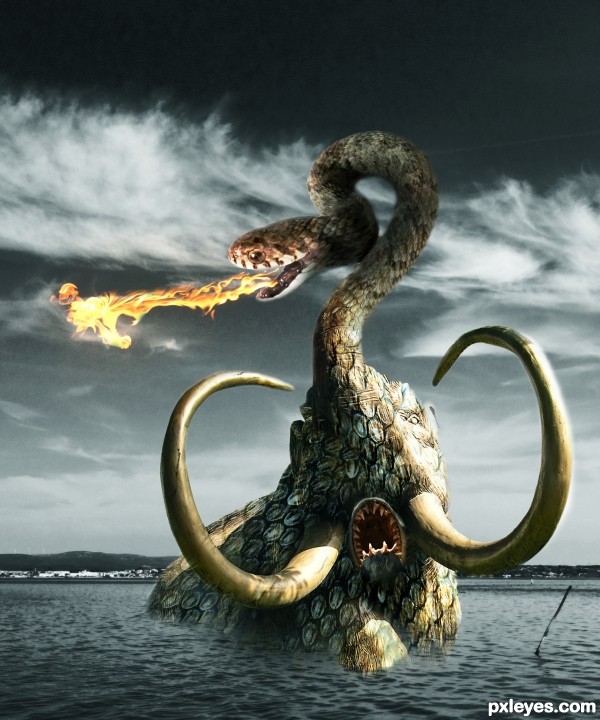 Creation of King of the Sea: Step 9