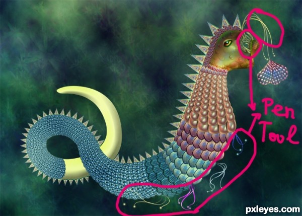 Creation of Deep Waters Monster: Step 18