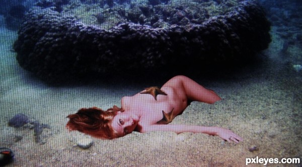 Creation of On The Ocean Floor: Step 7