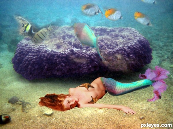 Creation of On The Ocean Floor: Step 12
