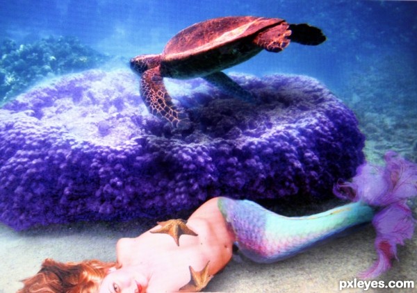Creation of On The Ocean Floor: Step 15