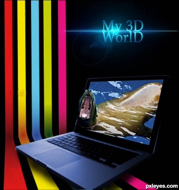 Creation of My 3D world: Step 17