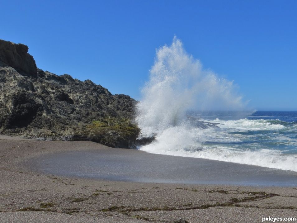 Stay off the rocks!