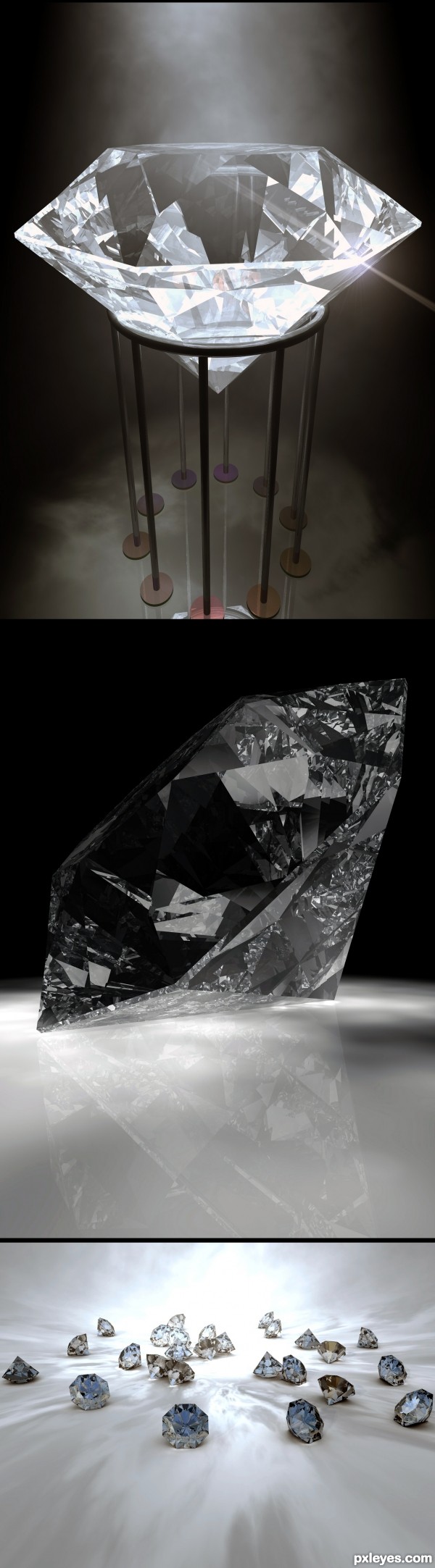 Creation of Diamonds are forever: Final Result