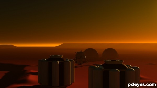 Creation of Mars Colony : Final Result