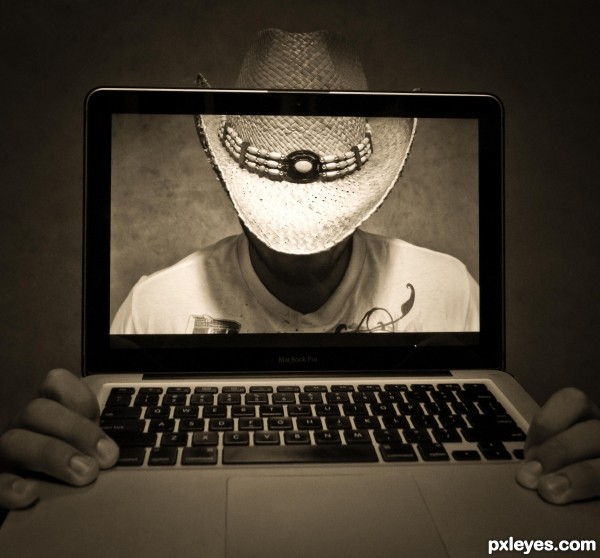 Digital Cowboy photoshop picture)