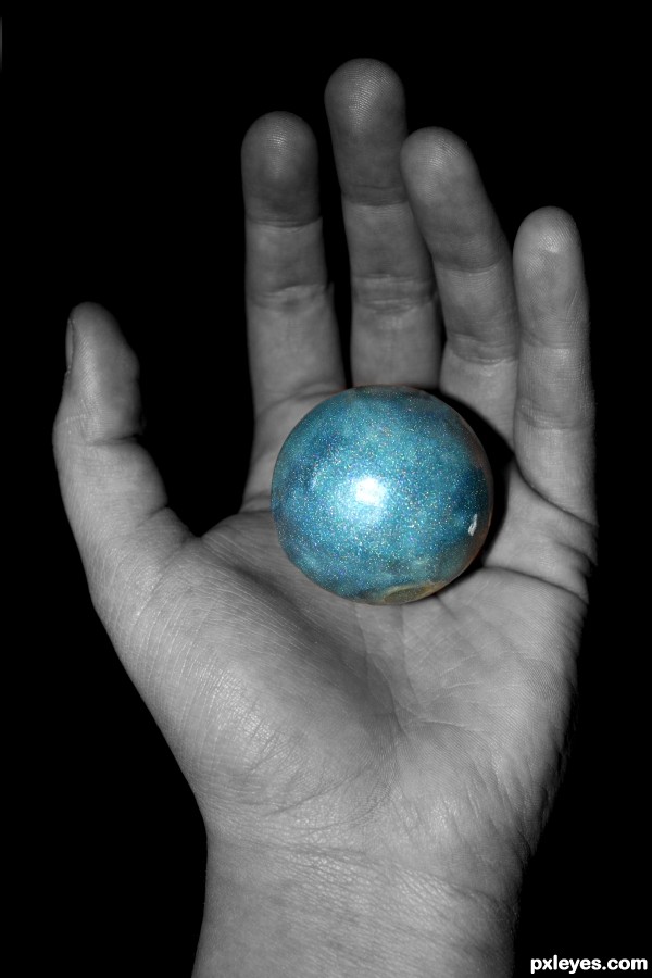 blue ball