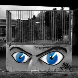 Eyes grafitti