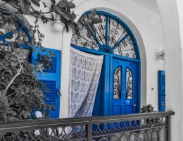 Blue doors 