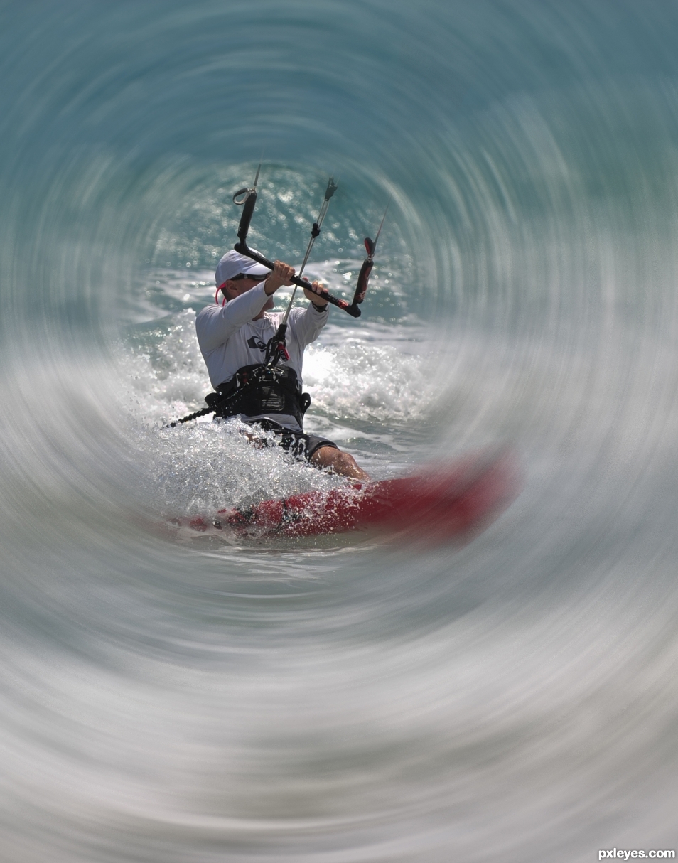 Creation of Kite surfer: Final Result