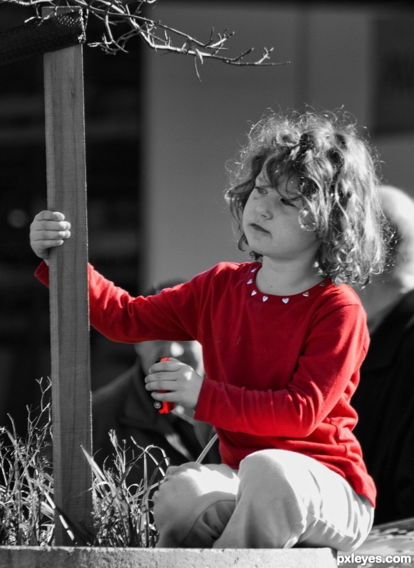 girl in red