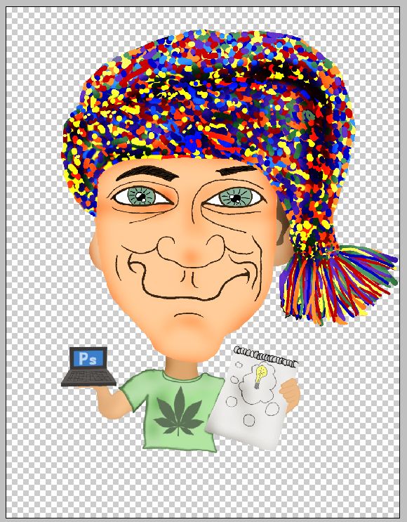 Creation of Jaw-Shoe-Whah: Step 8