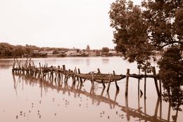 river & poor jetty