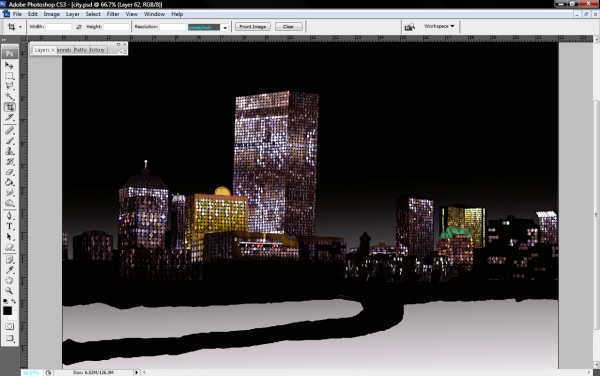 Creation of City lights: Step 3