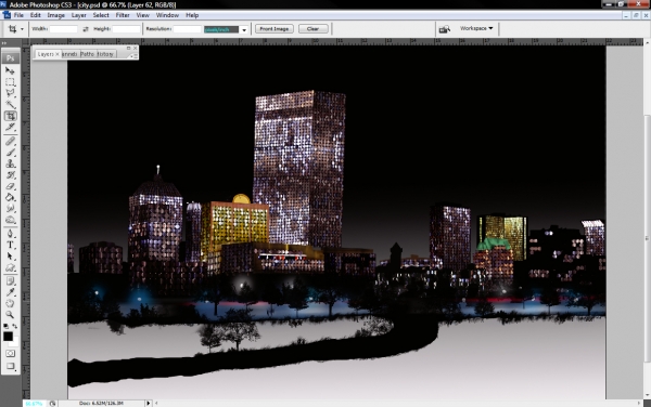 Creation of City lights: Step 4