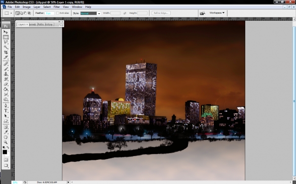 Creation of City lights: Step 5