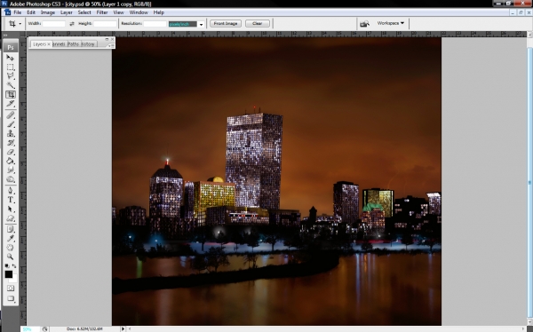 Creation of City lights: Step 6