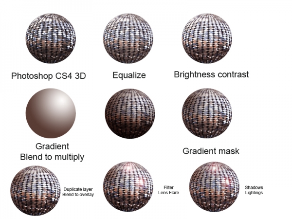 Creation of Disco Ball: Step 1