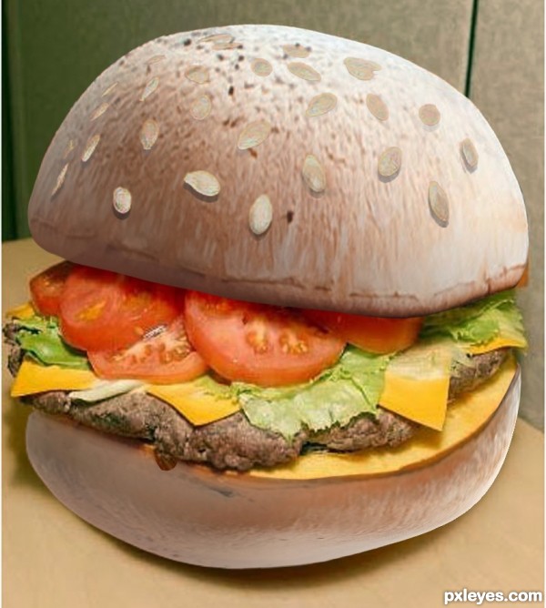 Burger Mushroom