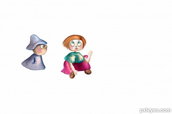 Creation of Alice and the 7 dwarfs: Step 5