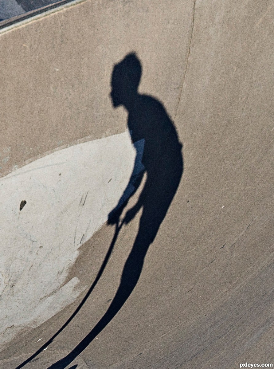 Boy on scooter