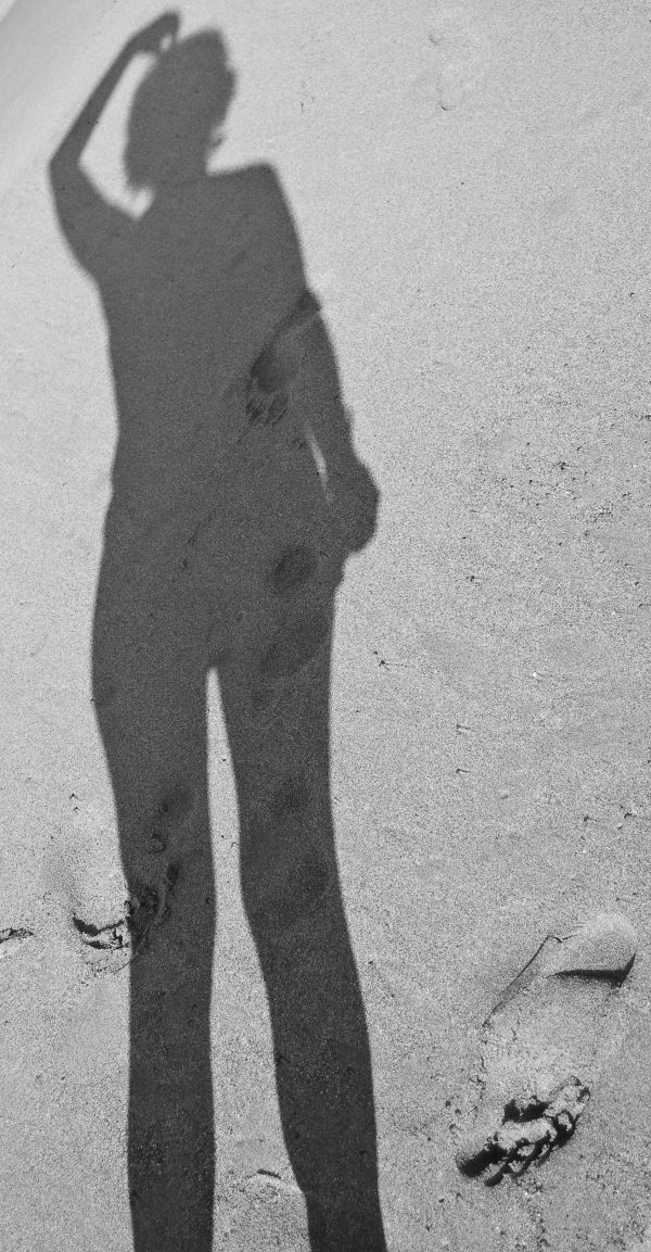 beach shadow