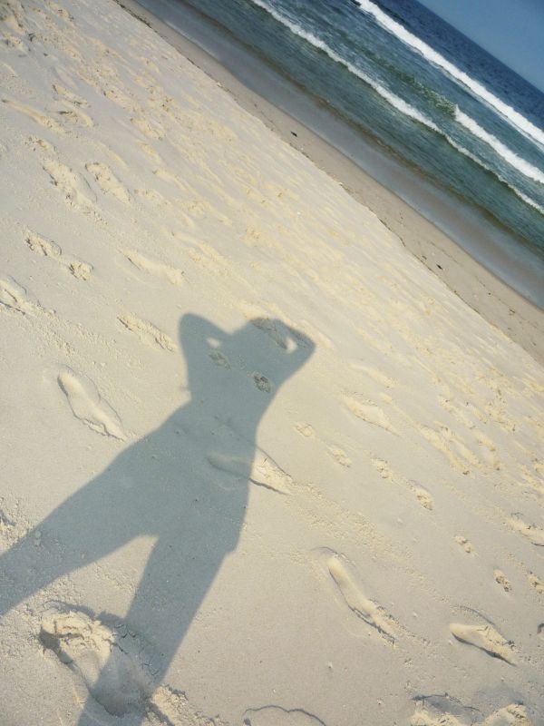 Shadow on the sand