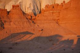 Shadow in the desert