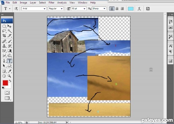 Creation of pride: Step 4