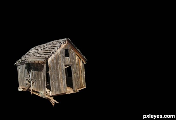 Creation of Old House Over the Hill: Step 1