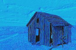Lonely Blue Shack