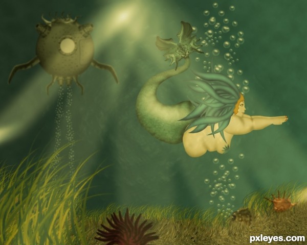 Creation of BBM or Big Beautiful Mermaid: Final Result