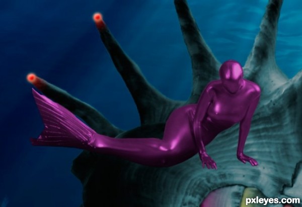 Creation of The Elusive Purple Mermaid: Step 11
