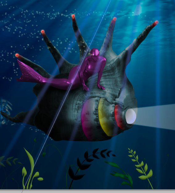 Creation of The Elusive Purple Mermaid: Step 16