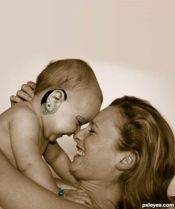 Creation of Only A Mother Could Love: Step 5