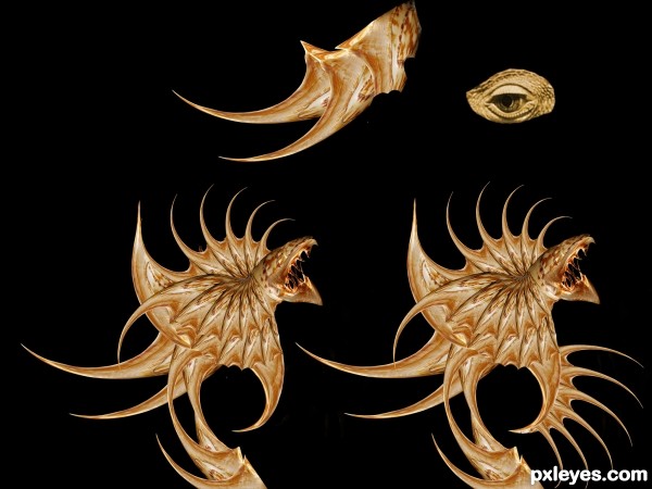 Creation of Shell Creature: Step 11