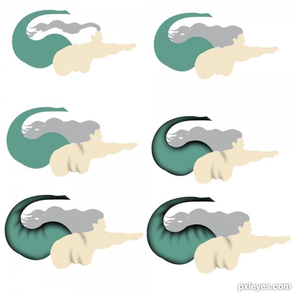 Creation of BBM or Big Beautiful Mermaid: Step 2
