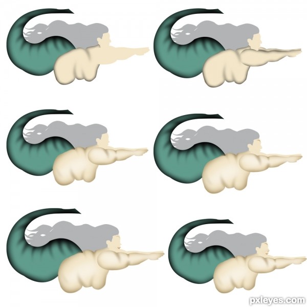 Creation of BBM or Big Beautiful Mermaid: Step 3